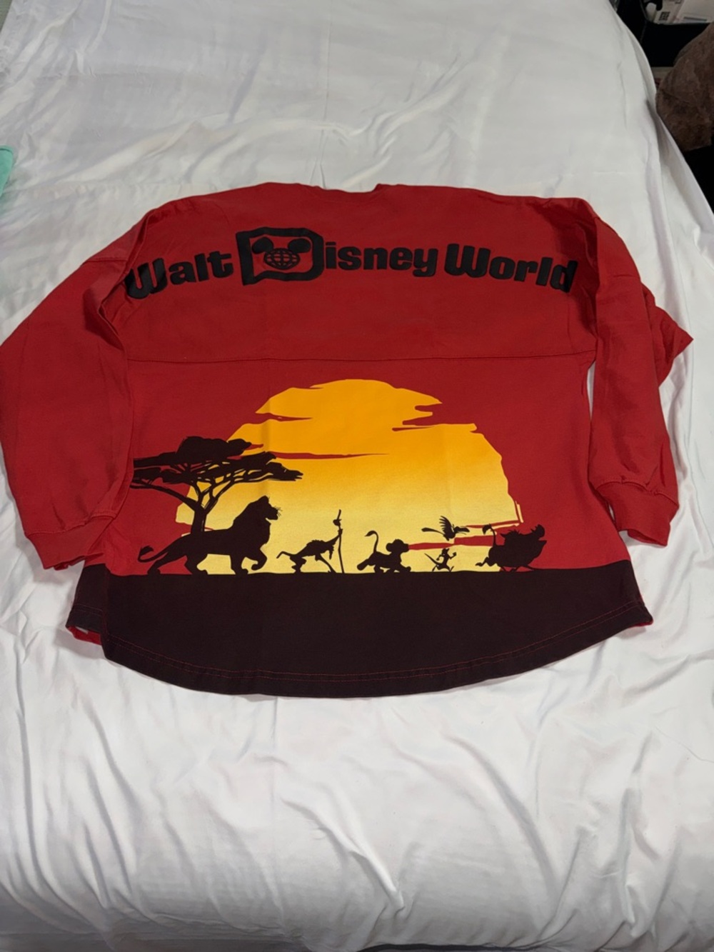✨ Disney Spirit Jersey Lion King Walt Disney World – Red Sunset | Size L ✨
